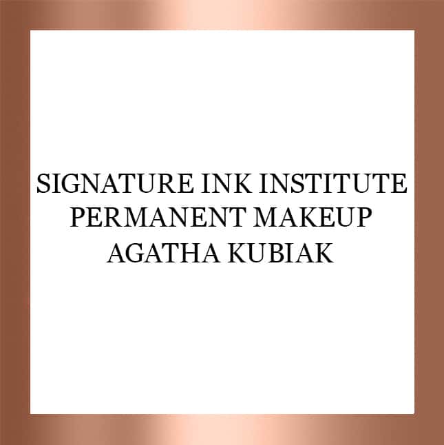 Logo for Signature Ink Institute Permanent Makeup by Agatha Kubiak.