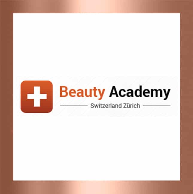 Logo of Beauty Academy Switzerland Zurich with a medical cross icon.