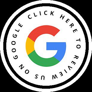 Google logo with invitation to review.